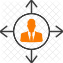 Business Direction Target Way Icon
