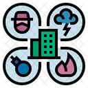 Business Disaster Business Risk Company Icon