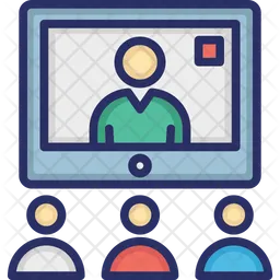 Business discussion  Icon