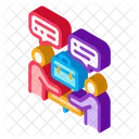 Business Discussion Meeting Icon