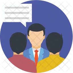 Business Discussion  Icon