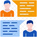 Business Discussion Business Talk Communication Icon