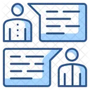 Business Discussion Business Talk Communication Icon