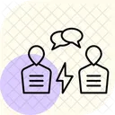 Business Dispute Icon Business Dispute Icon