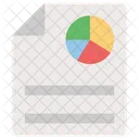 Business Document Analytics Statistics Icon