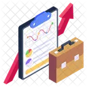 Statistics Report Business Report Business Document Icon
