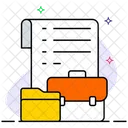 Business Documents Portfolio Business Files Icon