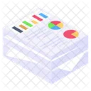 Data Visualization Business Reporting Annual Reports Icon