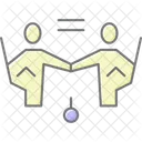 Business Equality Symbol Business Equality Icon