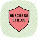 Business Ethics Shield Icon