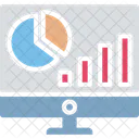 Business Evaluation Graphical Analysis Online Analytics Icon