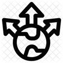 Business Expansion Growth Scale Icon