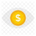 Business Eye Financial Eye Business Vision Icon