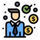 Business Financer  Icon
