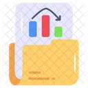 Business Folder Data Folder Business Record Icon