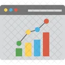 Business Forecast Data Analytics Financial Graph Analysis アイコン