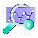 Business Forecasting Data Analysis Market Research Icon