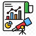 Business Forecasting Growth Forecast Sales Report Icon
