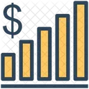 Seo Graph Dollar Icon