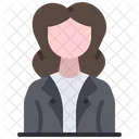 Business Girl Icon