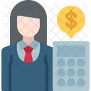 Business girl  Icon