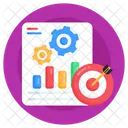 Business Target Business Goal Business Analytics Icon