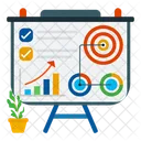Business Goal Goal Business Target Icon