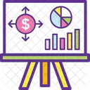 Business Graph Presentation Icon