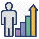 Analyst Business Growth Financial Raise Icon