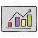 Business Presentation Graph Presentation Charting Application Icon