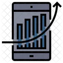 Business Growth Analysis Growth H Graph Icon