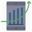 Business Growth Analysis Growth H Graph Icon