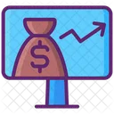 Monline Investment Business Growth Business Analysis Icon