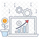 Growth Chart Graph Business Growth Icon