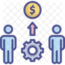 Business Growth Effort Collaboration Partner Icon
