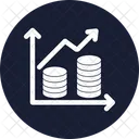 Business Growth Report Finance Icon