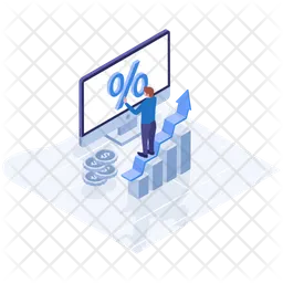 Business Growth Chart  Icon