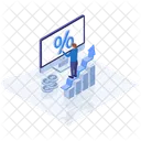 Growth Chart Business Chart Data Analytics Icon