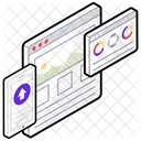 Business Growth Seo Analytics Statistics Icon