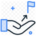 Business Growth Business Goal Business Aim Icon