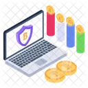 Business Protection Business Growth Online Business Safety Icon