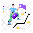 Business Growth  Icon