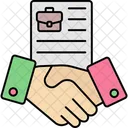 Business Handshake Business Partnership Business Deal Icon