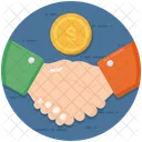 Business Handshake Business Handclasp Meeting Icon