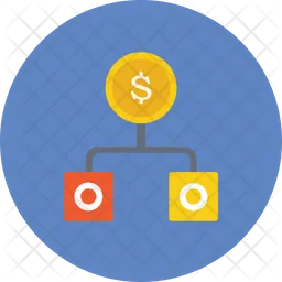 Business Hierarchical Structure  Icon