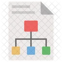 Business Document Business Hierarchy Business Plan Icon