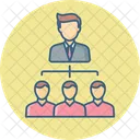 Business Hierarchy Business Corporate Hierarchy Icon