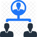 Business Hierarchy Organization Structure Icon