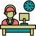 Business Hours Job Work Icon