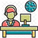 Business Hours Job Work Icon